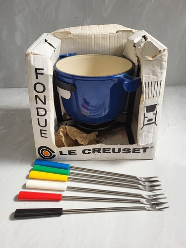 Vintage creuset blue cast - blue,
