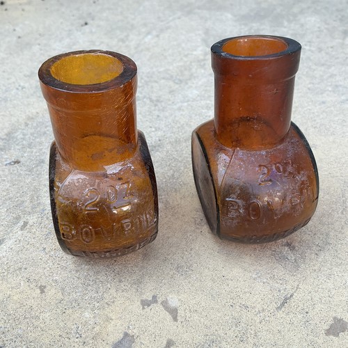 Antique miniature amber glass - antique,