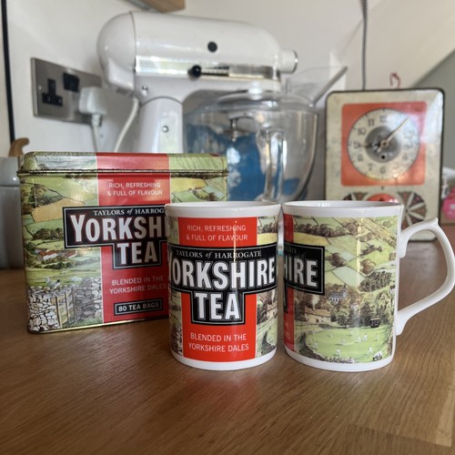 Yorkshire tea caddy tin - tea,