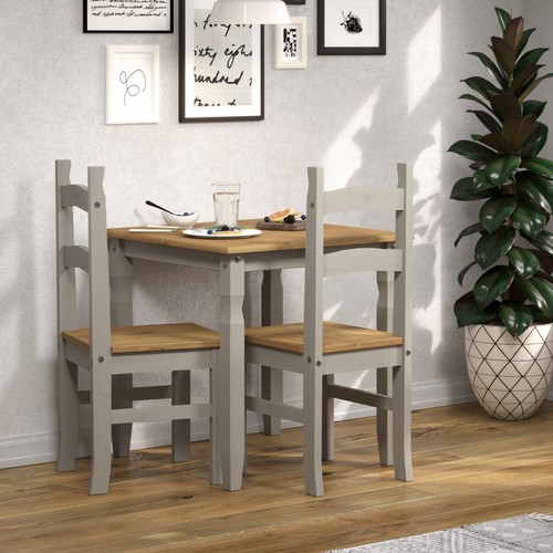 Corona grey square table - grey, &