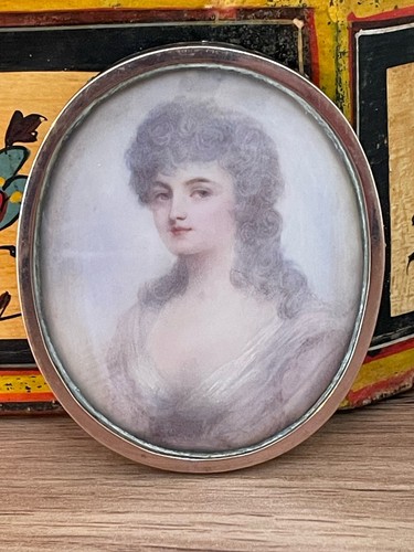 Miniature portrait painting - miniature,