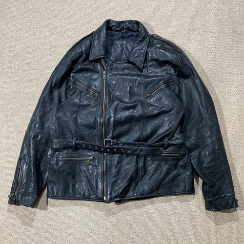 Vintage leather motorcycle - vintage,