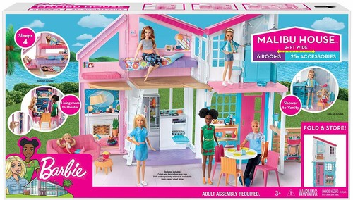 Barbie malibu dollhouse house - barbie,