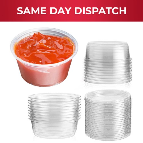 Clear round food containers - round,