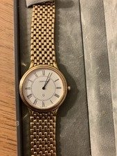 Certina Gold Plated Quartz Dress Watch, Fully Functional In Original Box