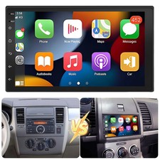4+64G Android15 Carplay Car Stereo Radio GPS Nav WIFI For 2007-2011 Nissan Versa