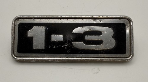 Vintage metal car badge - 1.3,