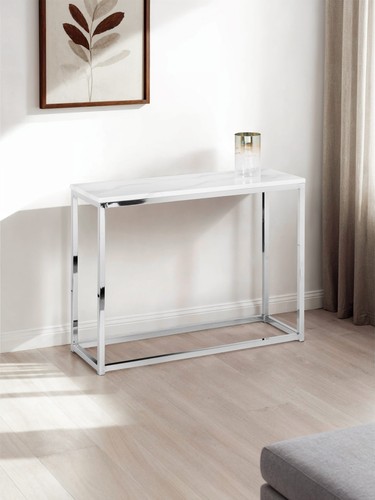 Scala white marble console - scala,