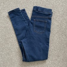 M&S Marks & Spencer Size 10 Short Petite Indigo Wash Blue Jeggings Skinny Jeans
