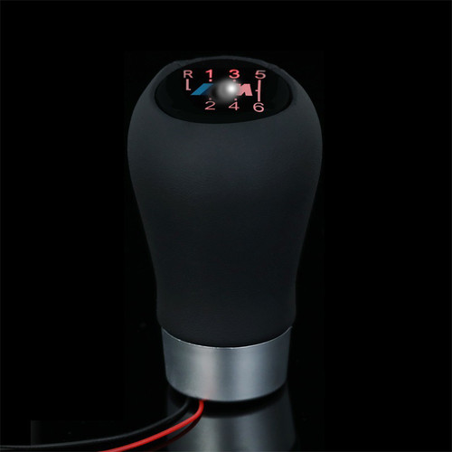 Black leather illuminated gear - black,