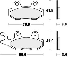 SBS Brake Pads Rear For