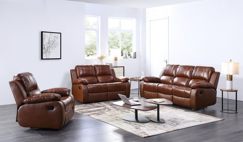 Leather recliner sofa 1 - sofa, 3+2+1