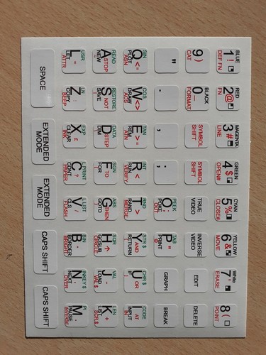 Stickers 48k sinclair zx - sinclair,