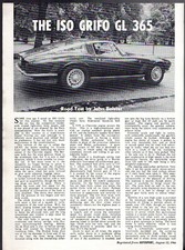 Iso Grifo GL365 Road Test