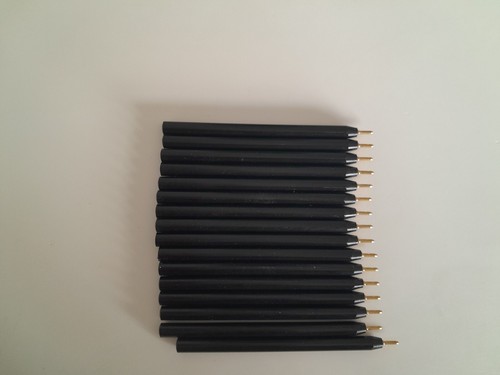 Mini black ballpoint pens - mini,