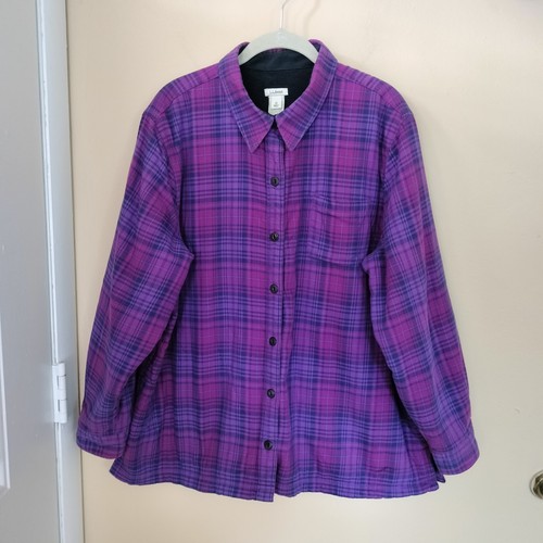 Bean cotton purple - cotton, plaid