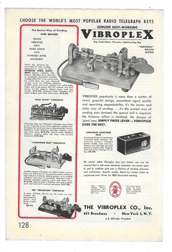 Vibroplex company radio - vibroplex,