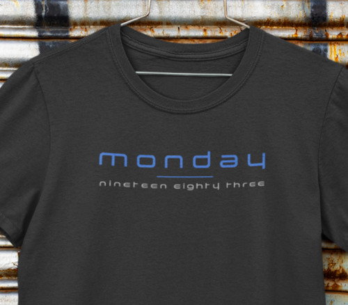 Blue monday vintage 80s - blue,
