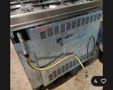 Baumatic Bt2740ss Range Cooker 5 Hob Duel Fuel Gas Hob