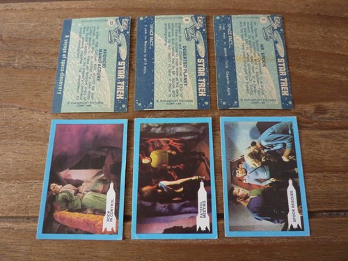 Star trek cards from 1969 - star,
