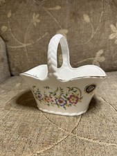 Royal Tara Basket Fine Bone China with original sticker 