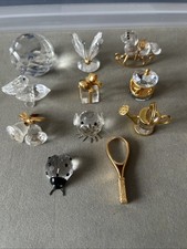 Eleven Swarovski Mini Figures