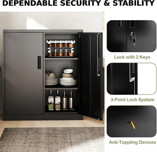 Steel office cupboard metal - steel,