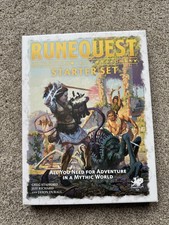 Runequest RPG Starter Set Chaosium Box Set for Fantasy Roleplaying Adventures