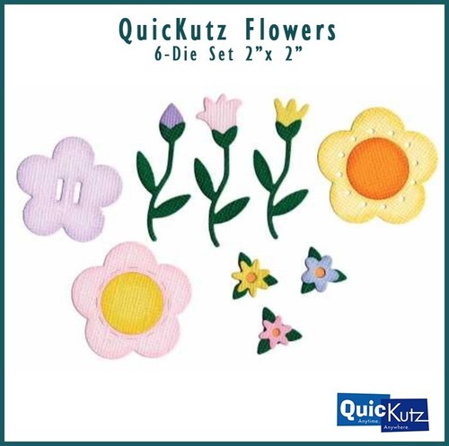 Quickutz flowers floral - floral, die