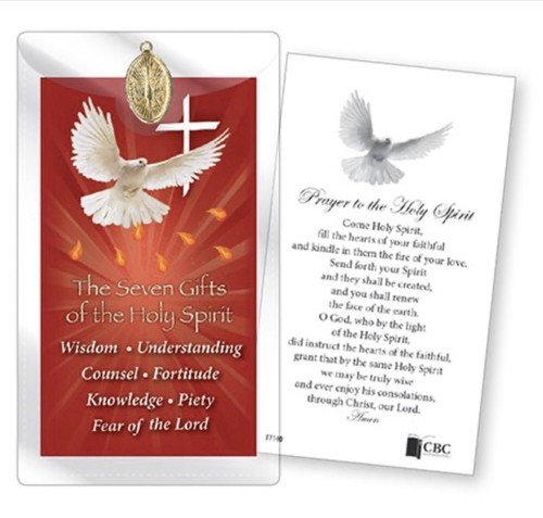 Dove holy spirit prayer card - holy,