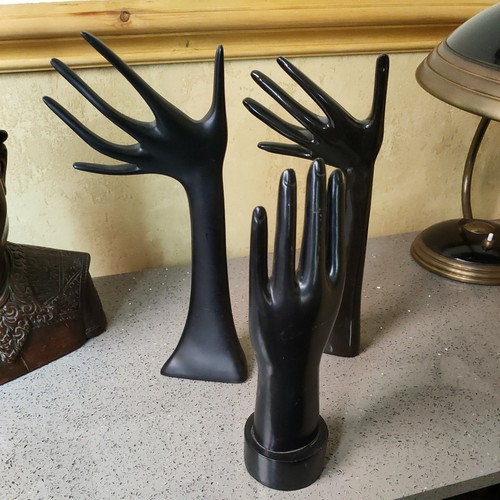 Three mannequin hands - three,