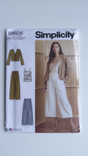 Simplicity s9826 pants two - simplicity,