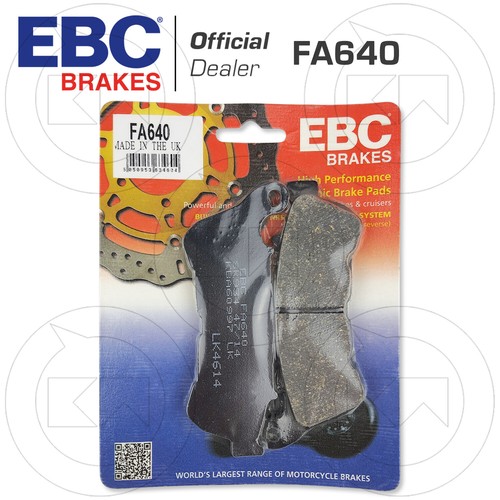 Brake pads front ebc fa640 - front,