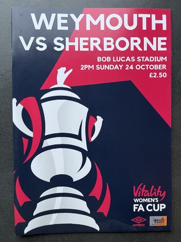 Weymouth women sherborne - vs,