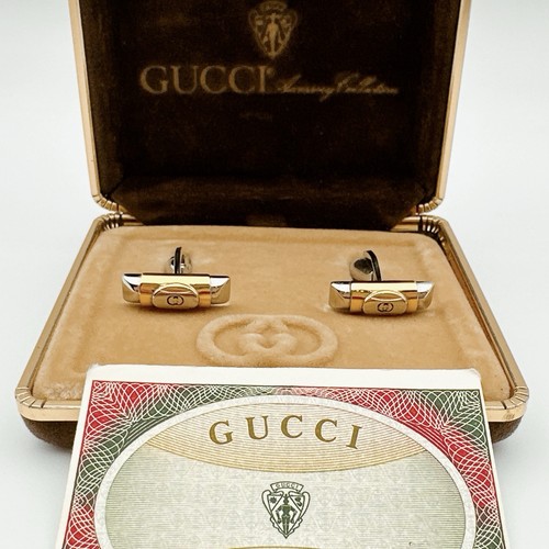 Gucci cufflinks interlocking - gucci,