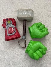 Marvel Thanos Gauntlet Hulk Fist Gloves Thor Hammer