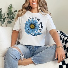 Flower Power Womens Ring-Spun