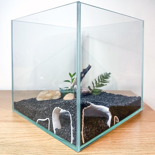 Corner aquarium cave tunnel - corner,