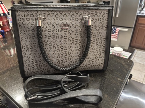 Guess gray with black trim - guess,