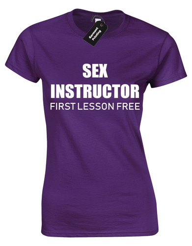 Sex instructor ladies shirt - sex,