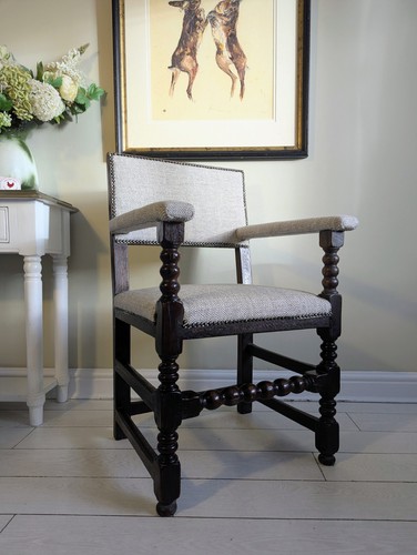 Cromwellian revival oak - cromwellian,