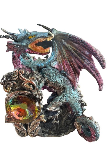 Blue purple dragon - purple, ornament