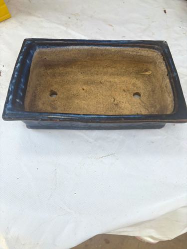 Lceramic rectangular bonsai - rectangular,