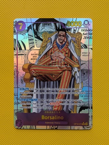 One piece card game borsalino - card,