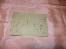 SIGNED AUTOGRAPH BOOK PAGE BY BRIAN LONDON BOXER + 4 UNKNOWN G+/VG
