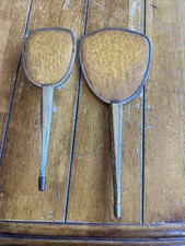 Vintage Retro Brush & Mirror with Handles Vanity Dressing Table Set