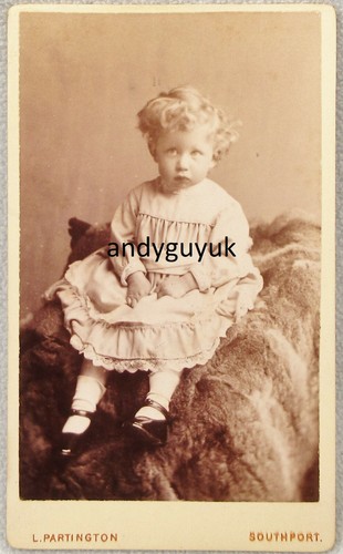 Cdv child dress chair - in, by