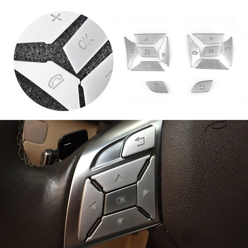 Chrome steering wheel button - chrome,