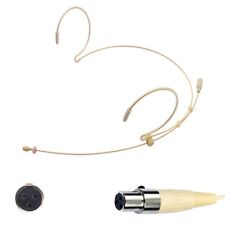 AKG Earhook Microphone Samson Gemini Body Pack Transmitter 3 Pin Mini XLR TA3F