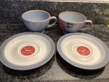 2 TWO x Denby Storm cups and